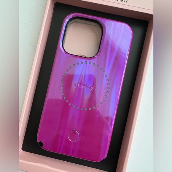 NIB LuMee Halo Light Up Selfie Case for Apple iPhone  Hot Pink Voltage - Picture 9 of 11